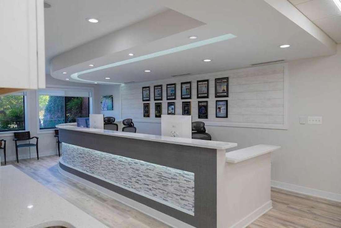 Back reception at Burke Dental Center in Burke, VA