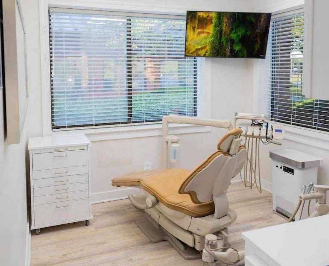 first dental exam room at burke dental center